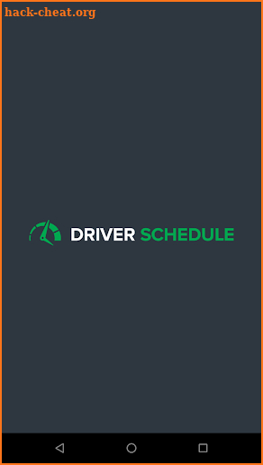 Driver Schedule screenshot