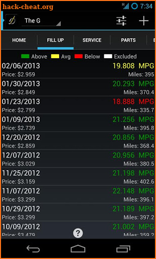 DriverDiary Pro - Gas Mileage screenshot