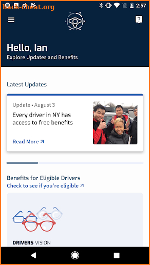 Drivers Benefits screenshot