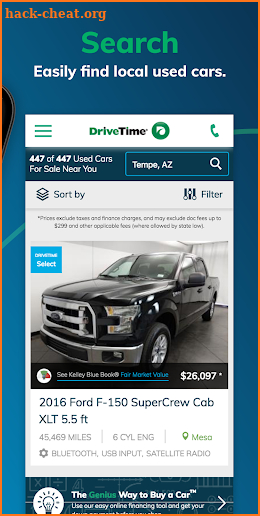 DriveTime Used Cars for Sale screenshot