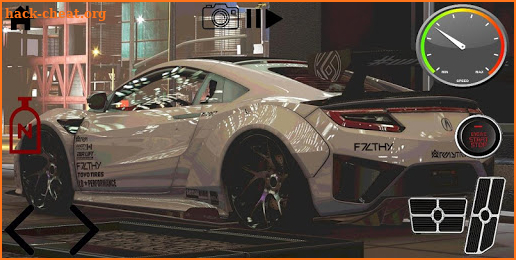 Driving Acura NSX Racing Simulator screenshot