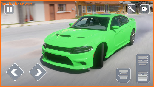 Driving Dodge Charger Race Car screenshot