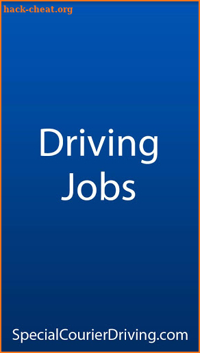 Driving Jobs screenshot
