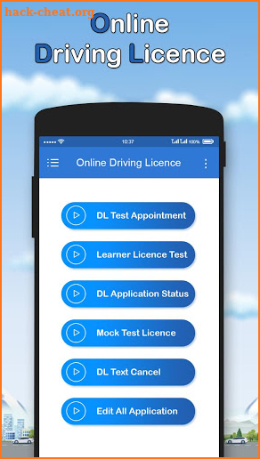 Driving License Online Apply screenshot