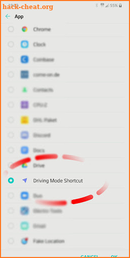 Driving Mode Shortcut screenshot