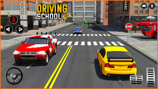 Driving School Games 2021-Real Car Drive & Parking screenshot