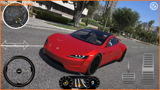 Driving School: Tesla Roadster 2020 screenshot