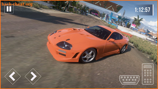 Driving Toyota Supra Car Game screenshot