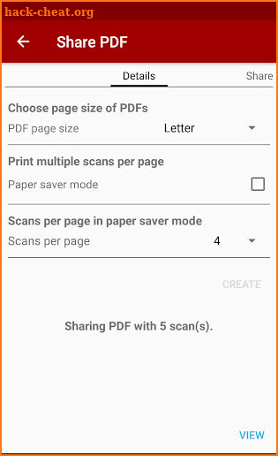 Droid Scan Pro PDF screenshot