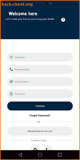 Droid VPN settings screenshot