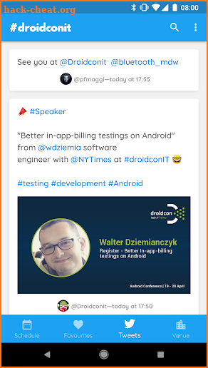 Droidcon Turin 2018 screenshot