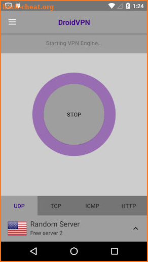 DroidVPN - Easy Android VPN screenshot