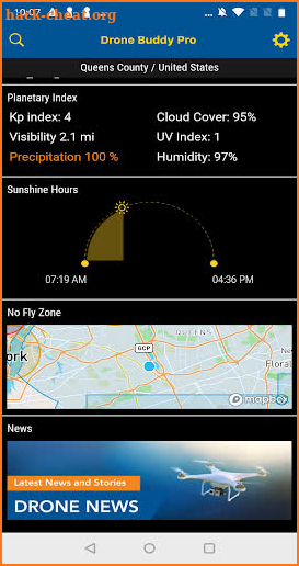 Drone Buddy - UAV Safe Wind, Weather, No Fly Zone screenshot