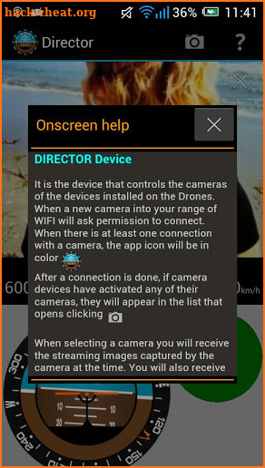Drone Camera Control FPV screenshot