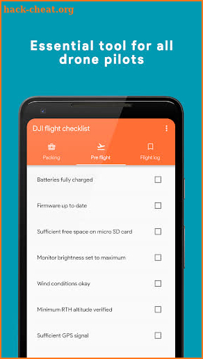 Drone Flight Checklist Pro screenshot