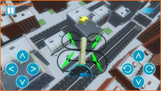 Drone lander simulator 3d screenshot