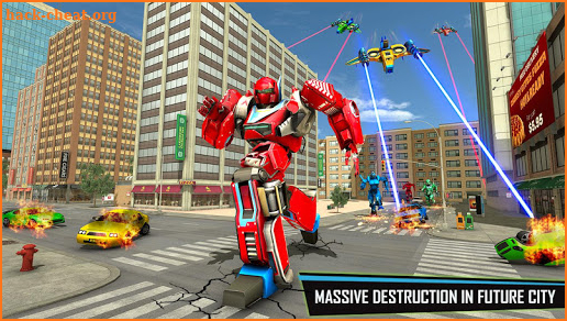 Drone Robot Car Game - Robot Transforming Games screenshot
