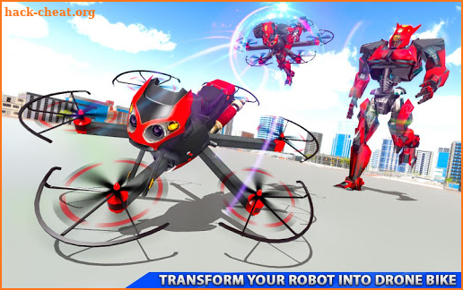 Drone Robot Car Transforming Game– Car Robot Games screenshot