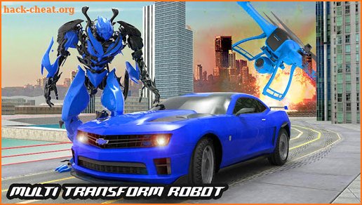 Drone Robot Transform Robot Car Transforming games screenshot