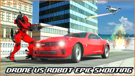 Drone Robot Transform Robot Car Transforming games screenshot