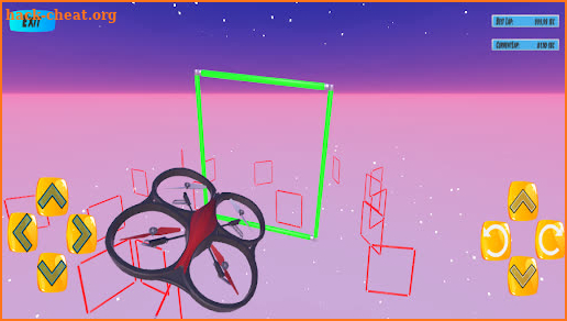 Drone Simulation - Space Drone Racing Simulator 3D screenshot