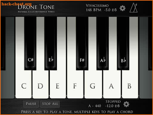 DroneTone Concertmaster screenshot