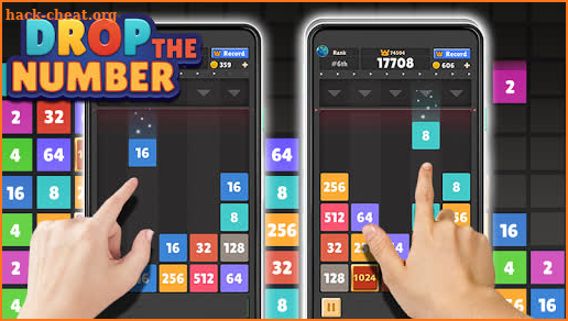 Drop the Number - Merge Game screenshot