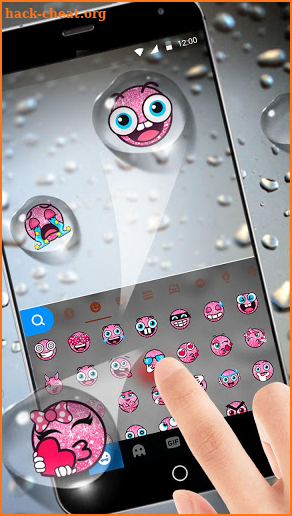 Droplet Love Keyboard Theme screenshot