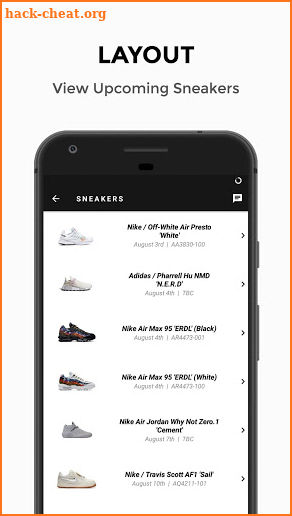 Droplist - Streetwear Release Info screenshot