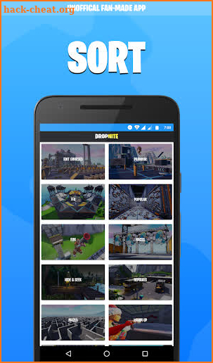 Dropnite - Fortnite Creative Map Codes screenshot