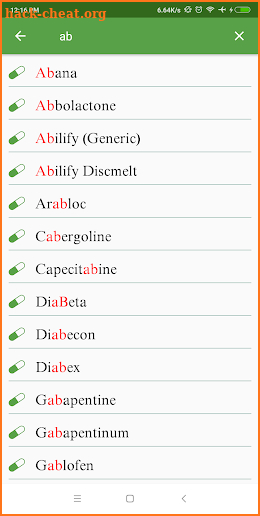 Drug Dictionary Offline (Free) screenshot