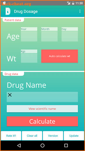Drug Dosage Calculations screenshot