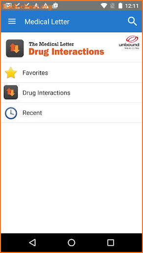 Drug Interactions Med Letter screenshot