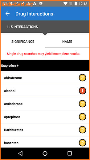 Drug Interactions Med Letter screenshot