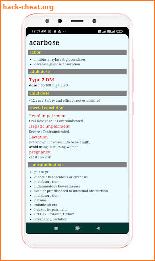 DrugRx (disease,diagnosis,medicine,prescription) screenshot