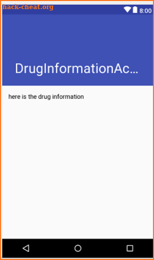 Drugs Identification screenshot