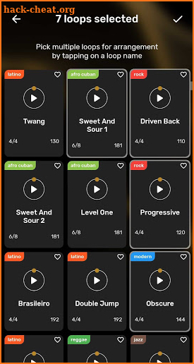 Drum Loops ULTIMATE: guitar & bass backing tracks screenshot