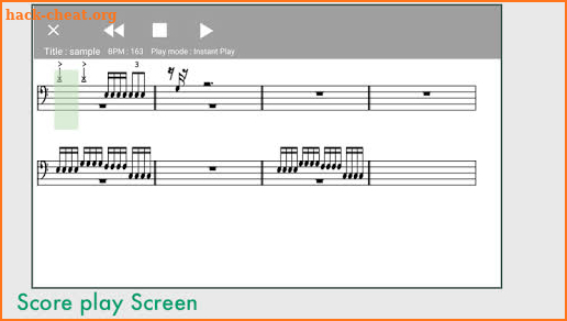Drum Score Creator screenshot