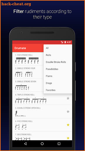 Drumate - Drum Rudiments screenshot