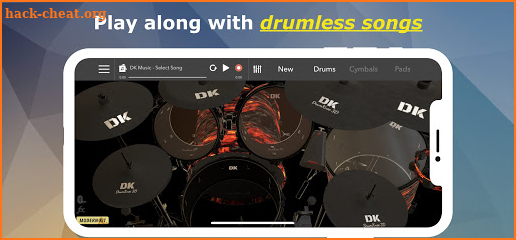 DrumKnee Drums 3D screenshot