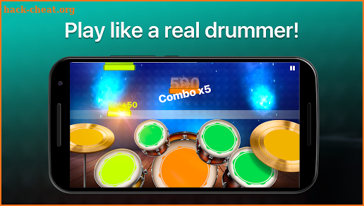 Drums: real drum set music games to play and learn screenshot