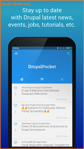 DrupalPocket screenshot