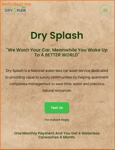 Dry Splash screenshot