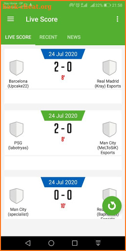 DS GOAL: #1 Live Soccer/Football Score App screenshot