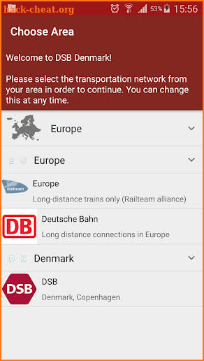 DSB Travel Plan: Denmark Train Route, Metro times screenshot