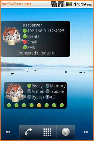 DSC Security Server screenshot