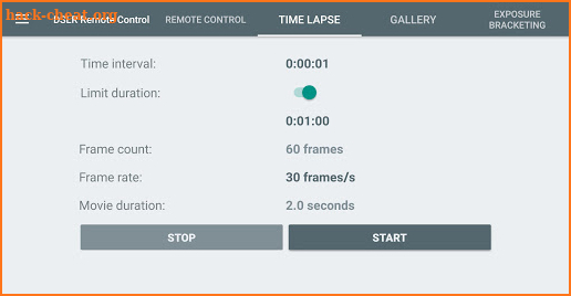 DSLR Remote Control screenshot