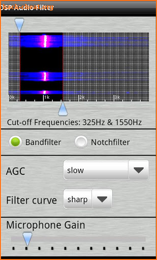 DSP Audio Filter screenshot