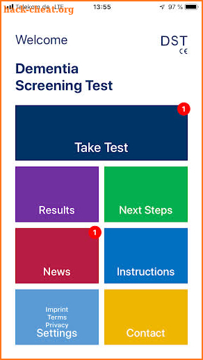 DST - Dementia Screening Test, Alzheimer Test screenshot