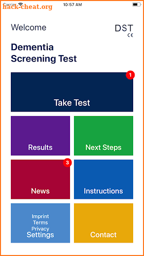 DST - Dementia Test screenshot